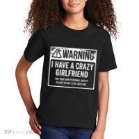 My Gf Is Crazy Warning I Have A Crazy Girlfriend Kids T-Shirt thumb 2