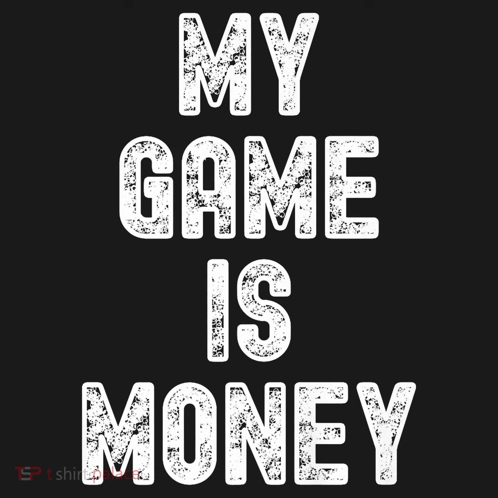 MY GAME IS MONEY Motivational Hustle  Ornament