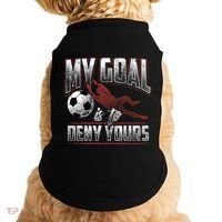 My Goal Is To Deny Yours Soccer Goalkeeper Gift Doggie Tank thumb 0