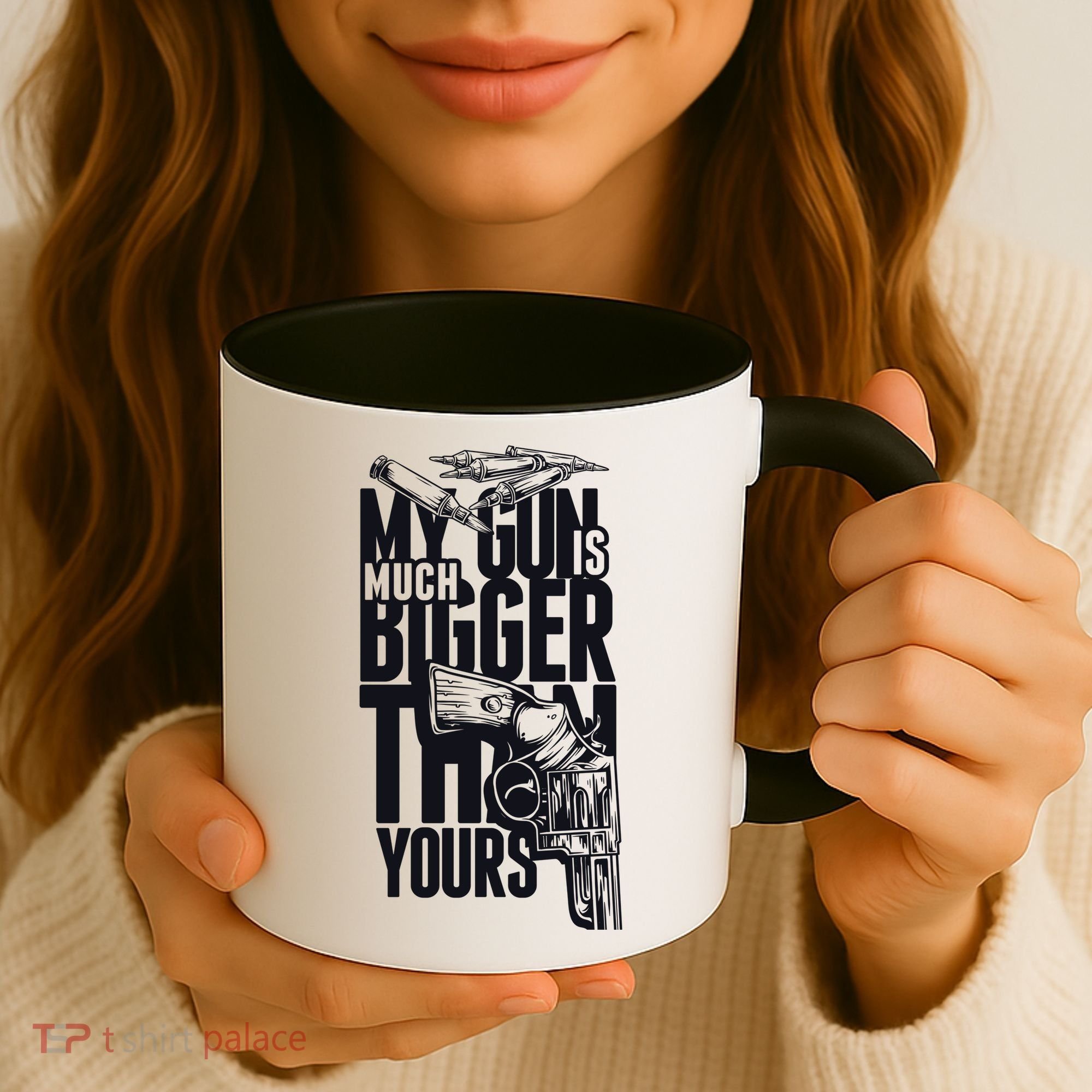 My Gun Is Much Bigger Than Yours Coffee Mug