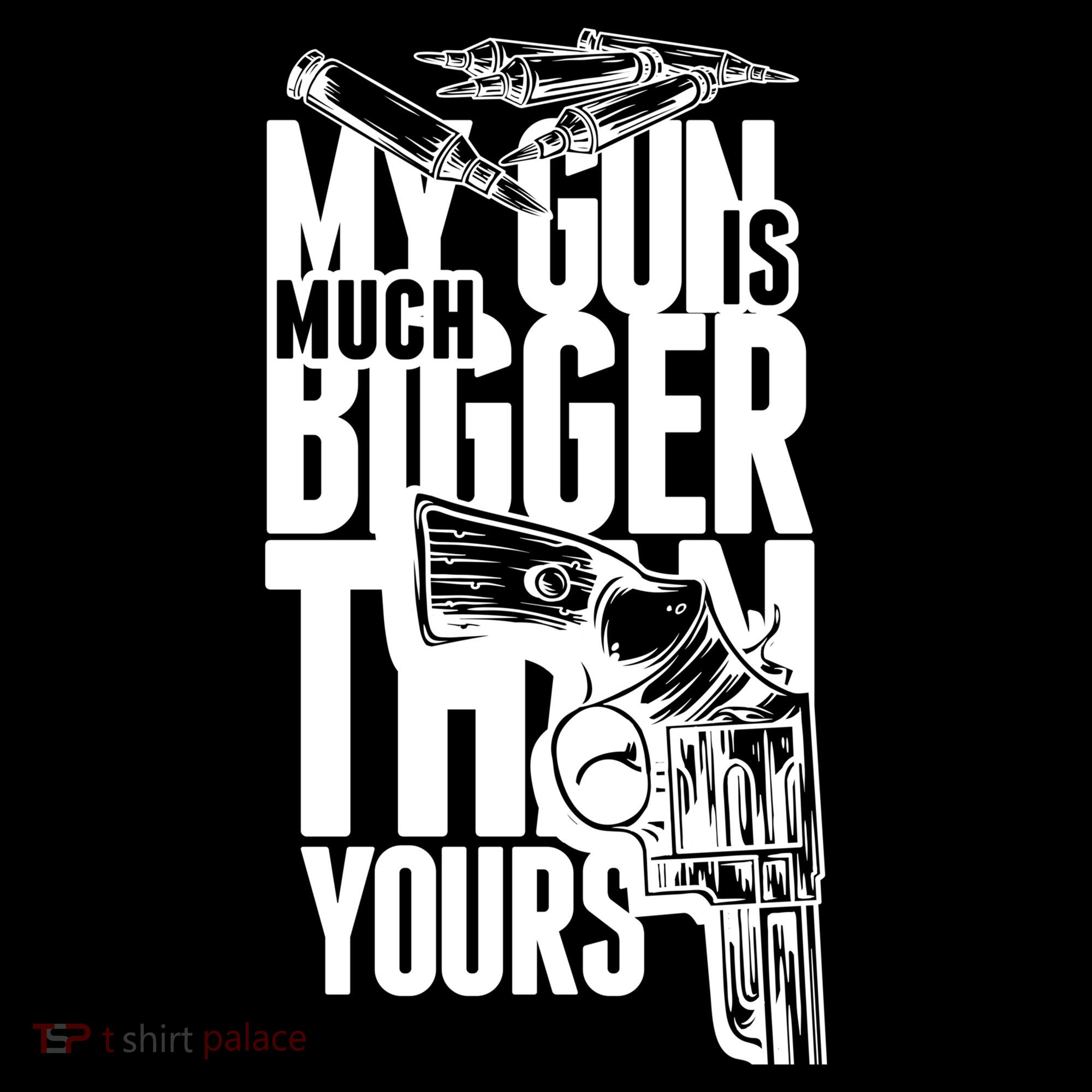 My Gun Is Much Bigger Than Yours Mousepad