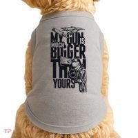 My Gun Is Much Bigger Than Yours Doggie Tank thumb 0
