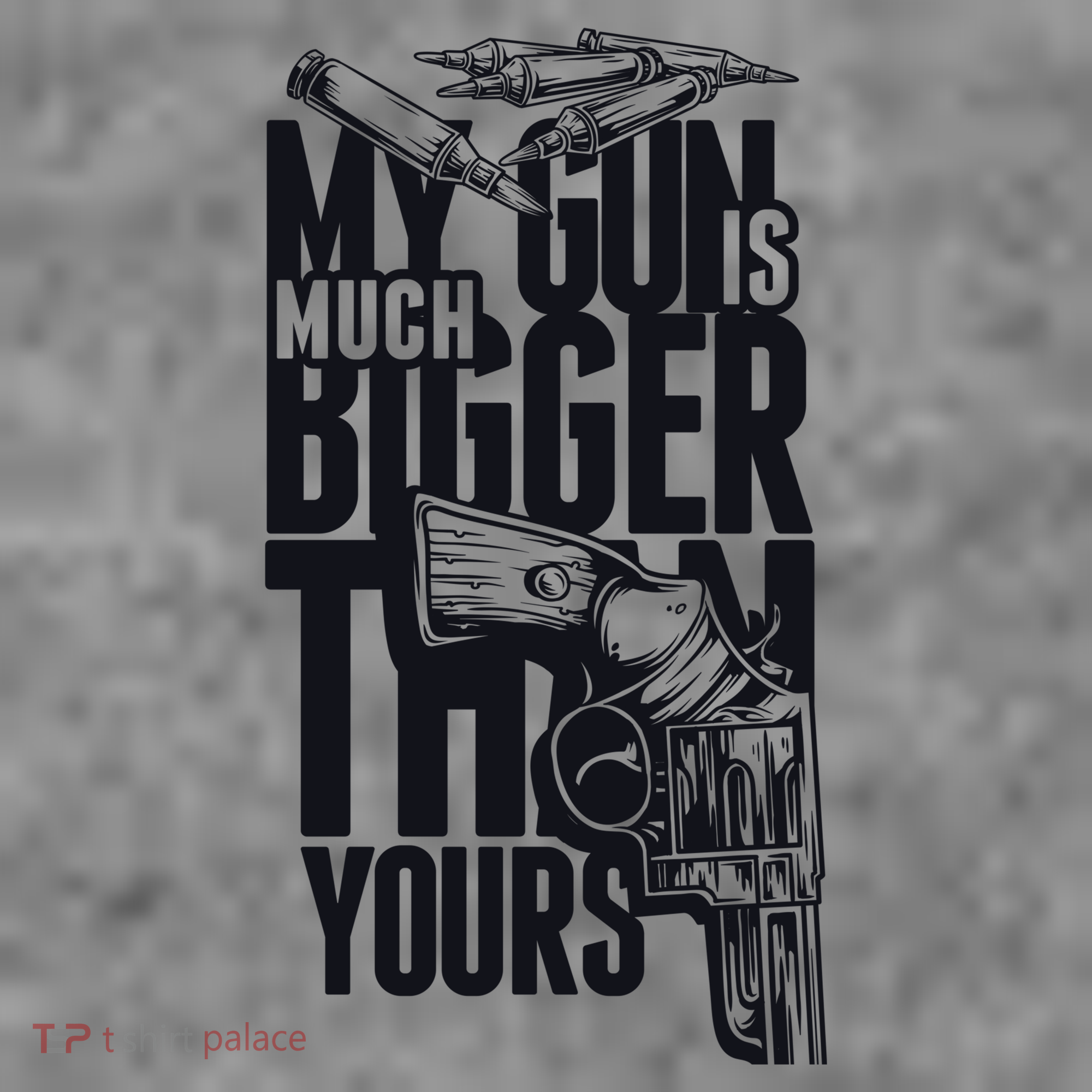 My Gun Is Much Bigger Than Yours Doggie Tank