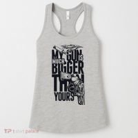 My Gun Is Much Bigger Than Yours Women's Tank Top thumb 0