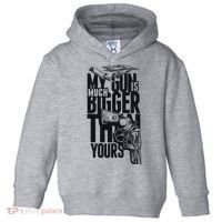 My Gun Is Much Bigger Than Yours Toddler Hoodie thumb 0
