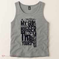 My Gun Is Much Bigger Than Yours Tank Top thumb 2