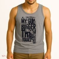 My Gun Is Much Bigger Than Yours Tank Top thumb 3