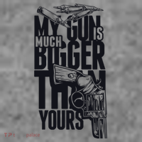 My Gun Is Much Bigger Than Yours Toddler T-Shirt thumb 4