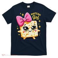 Matzah Girl Jewish Pesach Seder Afikoman Happy Passover T-Shirt thumb 0