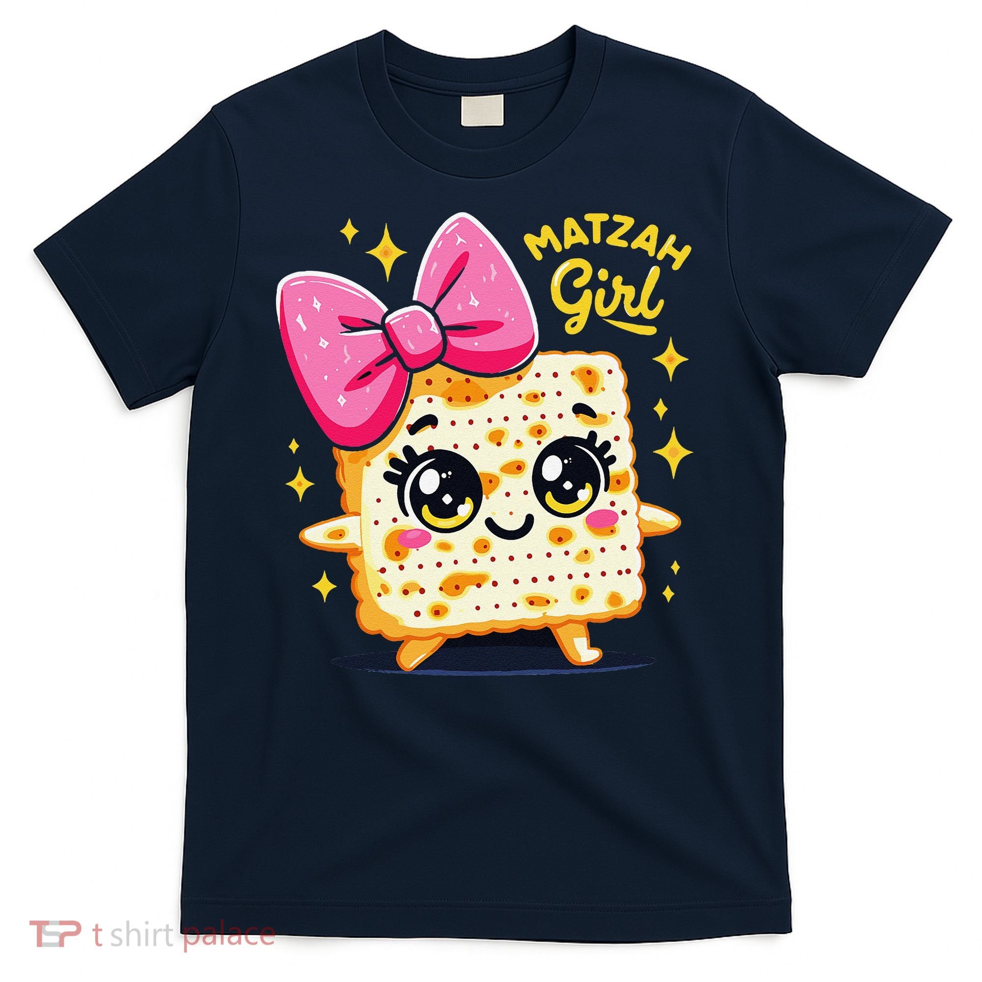 Matzah Girl Jewish Pesach Seder Afikoman Happy Passover T-Shirt