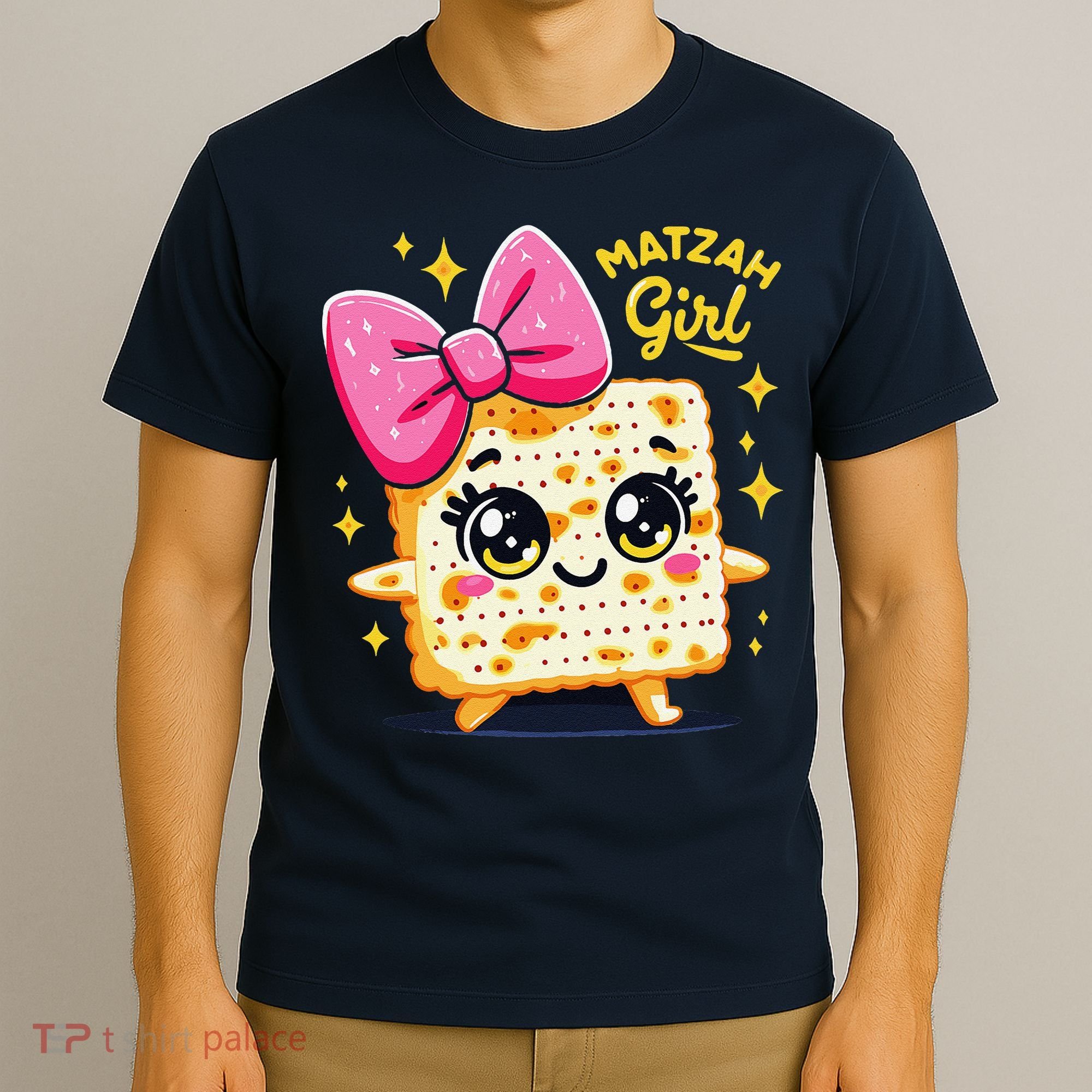 Matzah Girl Jewish Pesach Seder Afikoman Happy Passover T-Shirt