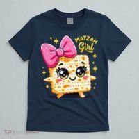 Matzah Girl Jewish Pesach Seder Afikoman Happy Passover T-Shirt thumb 5