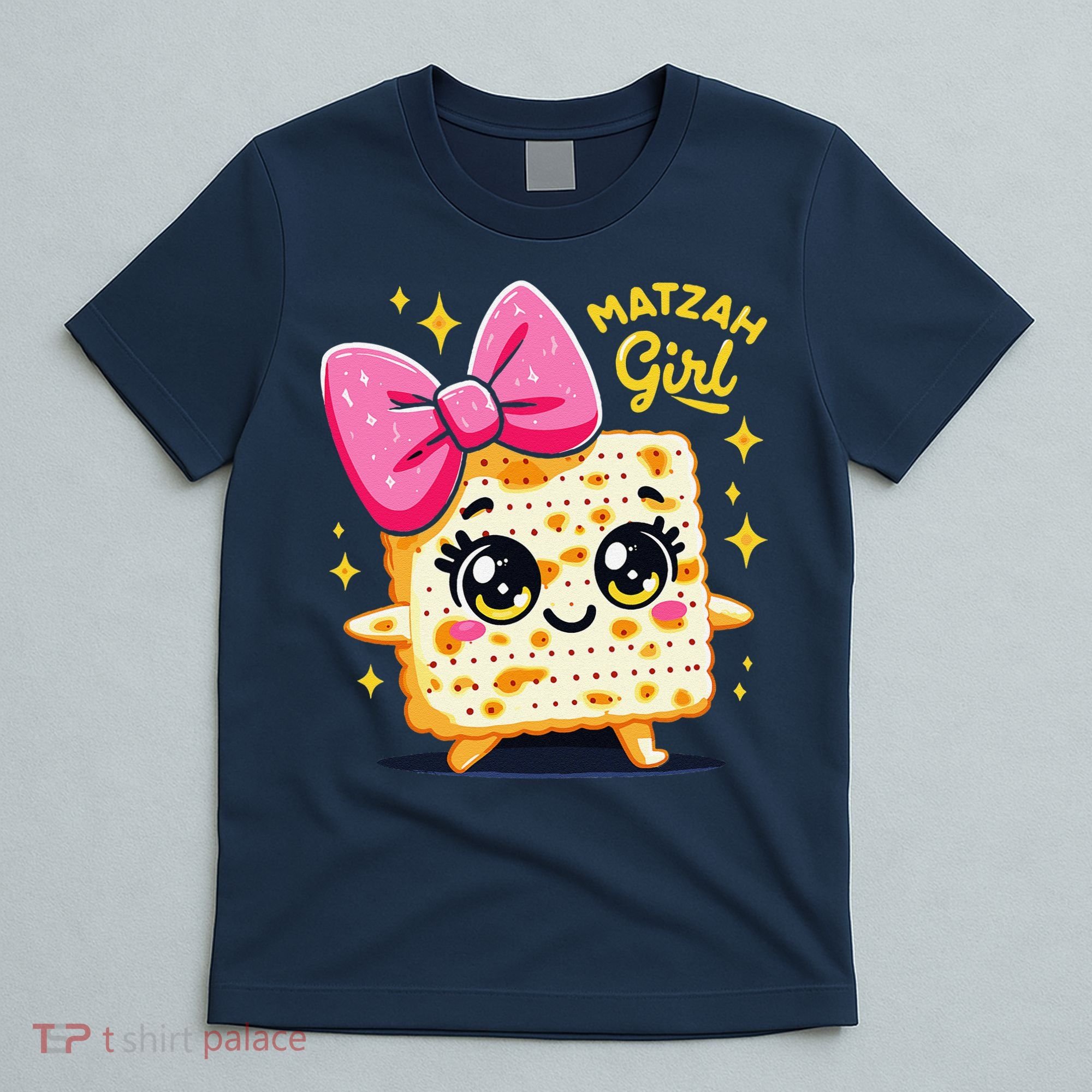 Matzah Girl Jewish Pesach Seder Afikoman Happy Passover T-Shirt