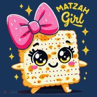 Matzah Girl Jewish Pesach Seder Afikoman Happy Passover T-Shirt thumb 7