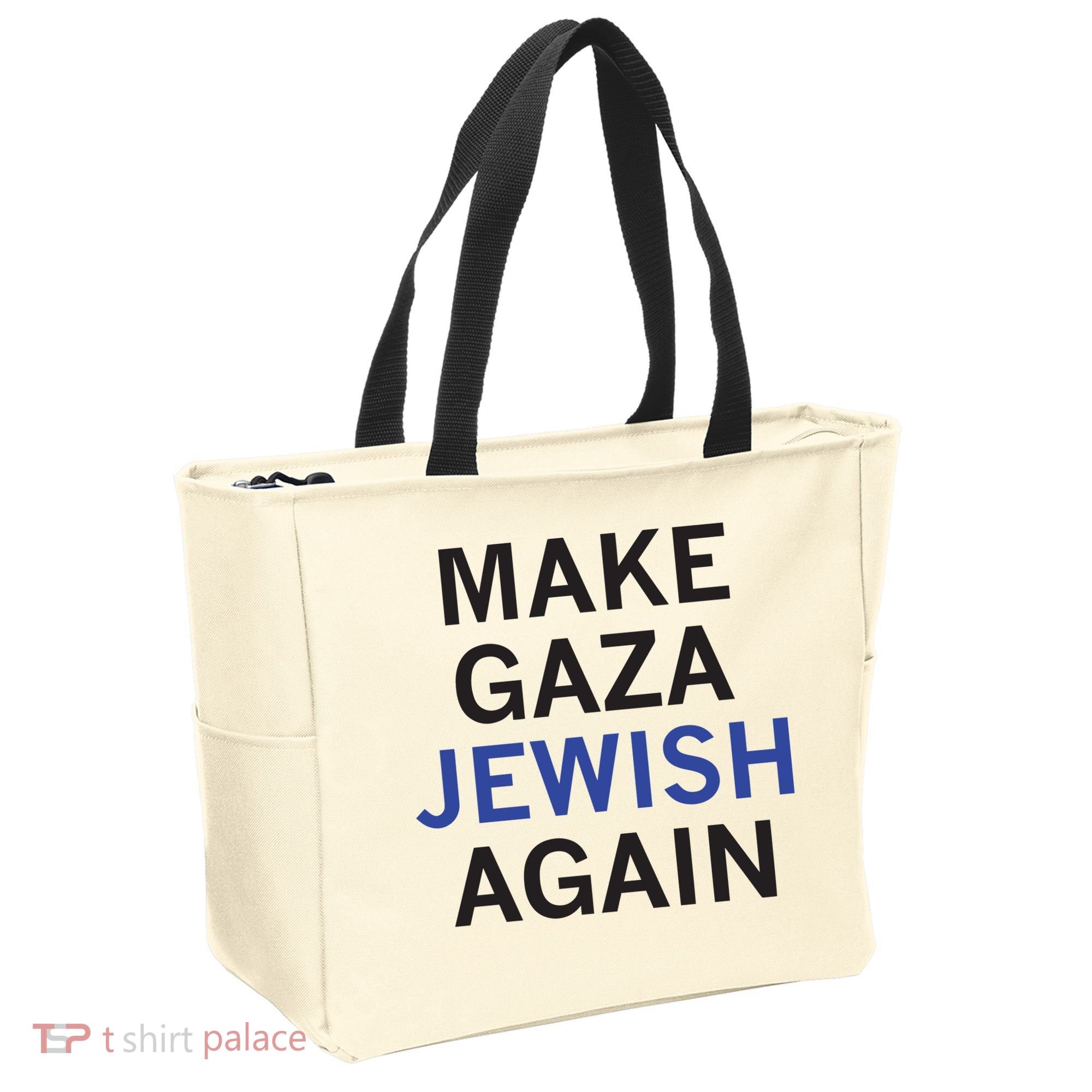 Make Gaza Jewish Again Tote Bag