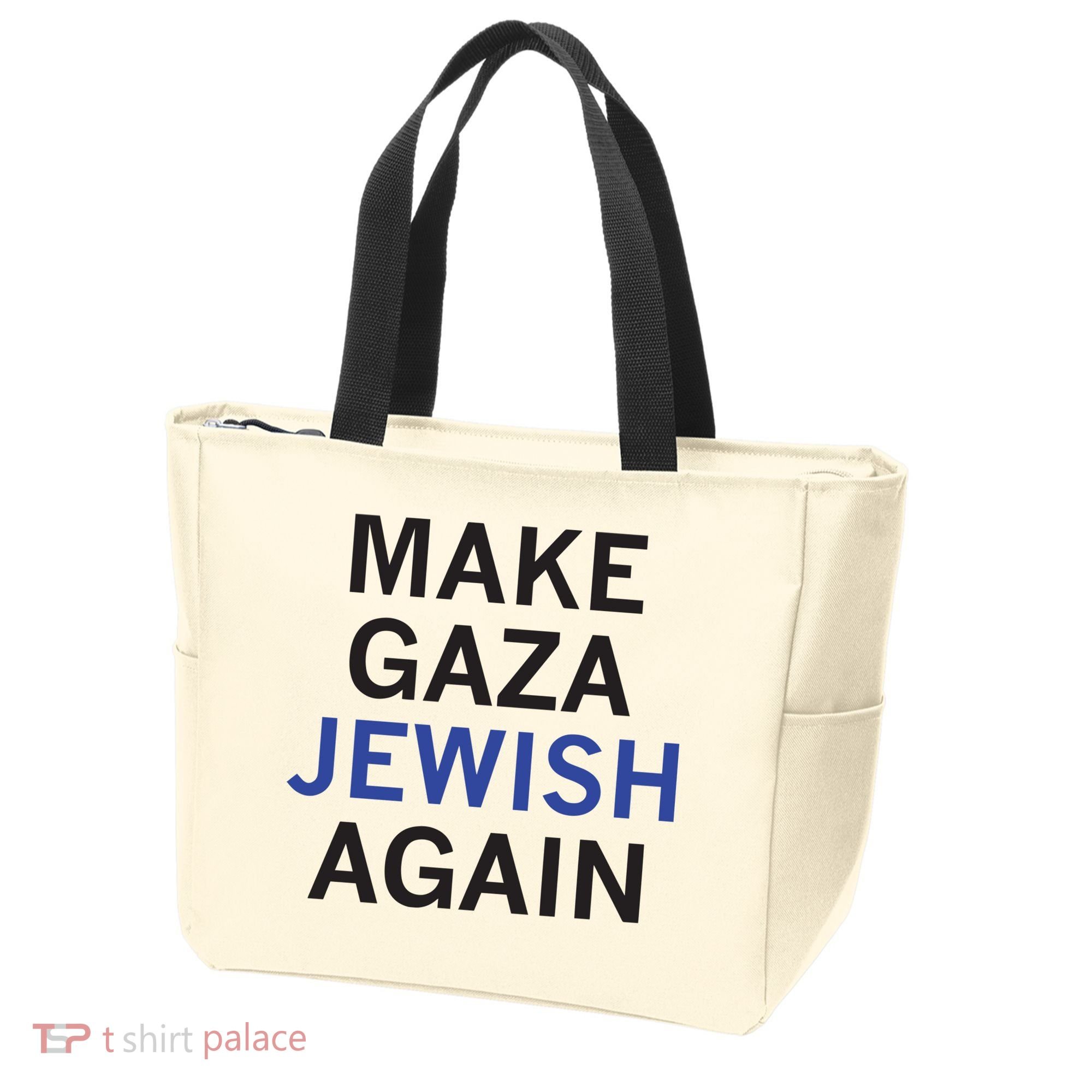 Make Gaza Jewish Again Tote Bag