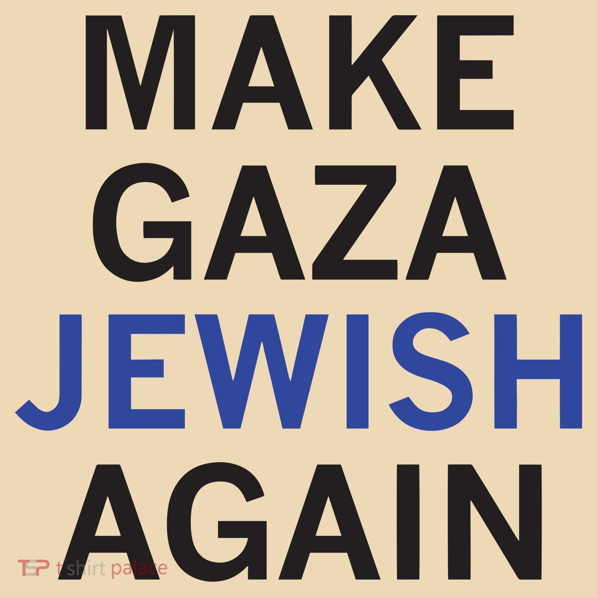 Make Gaza Jewish Again Tote Bag