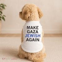 Make Gaza Jewish Again Doggie Tank thumb 2