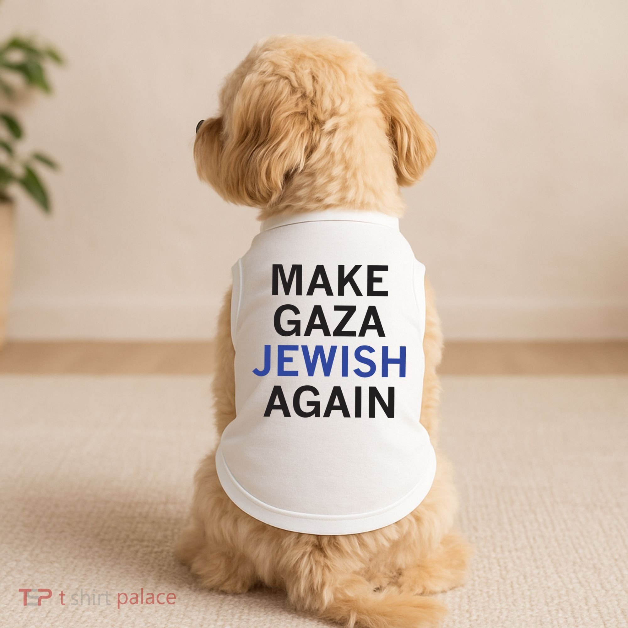 Make Gaza Jewish Again Doggie Tank