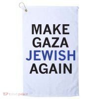 Make Gaza Jewish Again Golf Towel thumb 0