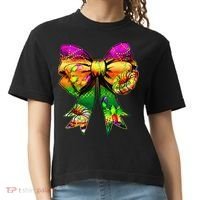 Mardi Gras King Cake Coquette Bow Crawfish Carnival Comfort Colors Boxy T-Shirt thumb 0