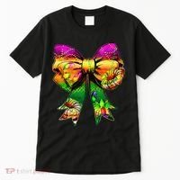 Mardi Gras King Cake Coquette Bow Crawfish Carnival Tall T-Shirt thumb 0