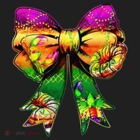 Mardi Gras King Cake Coquette Bow Crawfish Carnival Sport-Tek Club Rec Backpack thumb 2