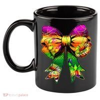 Mardi Gras King Cake Coquette Bow Crawfish Carnival 11oz C Handle Ceramic Mug thumb 2