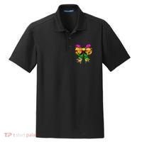 Mardi Gras King Cake Coquette Bow Crawfish Carnival Dry Zone Grid Polo thumb 0