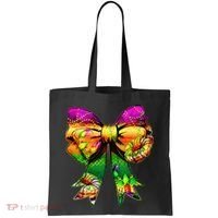 Mardi Gras King Cake Coquette Bow Crawfish Carnival Tote Bag thumb 0