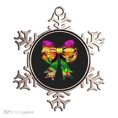 Mardi Gras King Cake Coquette Bow Crawfish Carnival Ornament