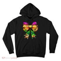 Mardi Gras King Cake Coquette Bow Crawfish Carnival Tall Hoodie thumb 0