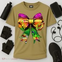 Mardi Gras King Cake Coquette Bow Crawfish Carnival Cooling Performance Crew T-Shirt thumb 3