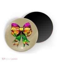 Mardi Gras King Cake Coquette Bow Crawfish Carnival Magnet thumb 0