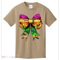 Mardi Gras King Cake Coquette Bow Crawfish Carnival Kids T-Shirt thumb 0