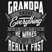 Mens Grandpa Knows Everything Funny Grandpa Fathers Day Gifts TShirt Women's Tank Top thumb 5