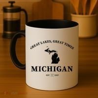 Michigan Great Lakes Great Times Coffee Mug thumb 4