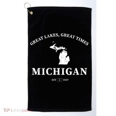 Michigan Great Lakes Great Times Golf Towel