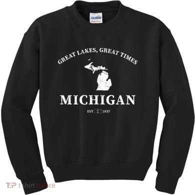 Michigan Great Lakes Great Times Kids Sweatshirt