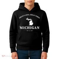 Michigan Great Lakes Great Times Kids Hoodie thumb 4