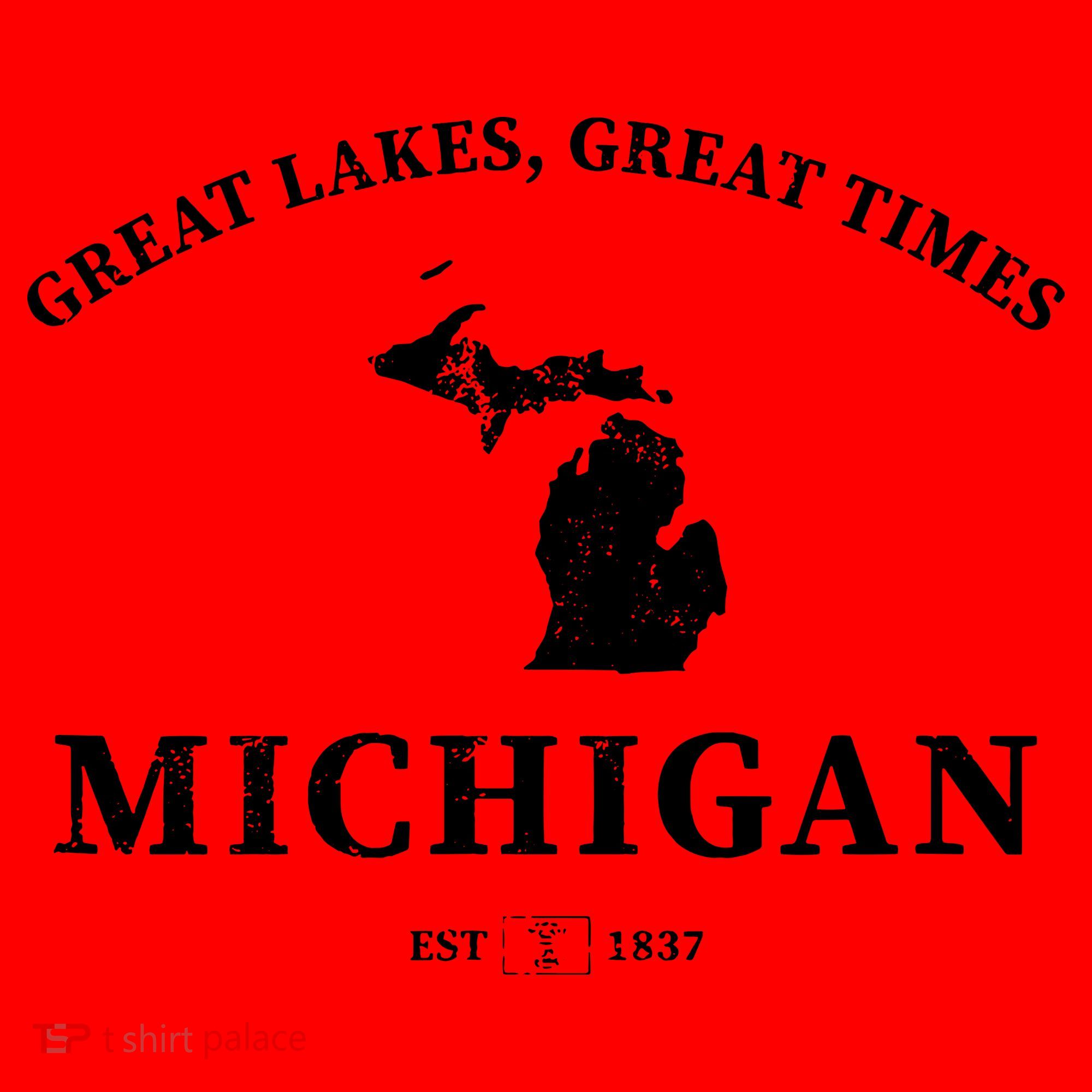 Michigan Great Lakes Great Times Santa Hat