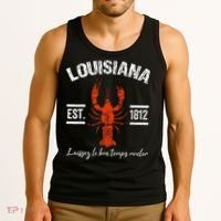 Mardi Gras Louisiana Crawfish Tee New Orleans Men Women Gift Tank Top thumb 3