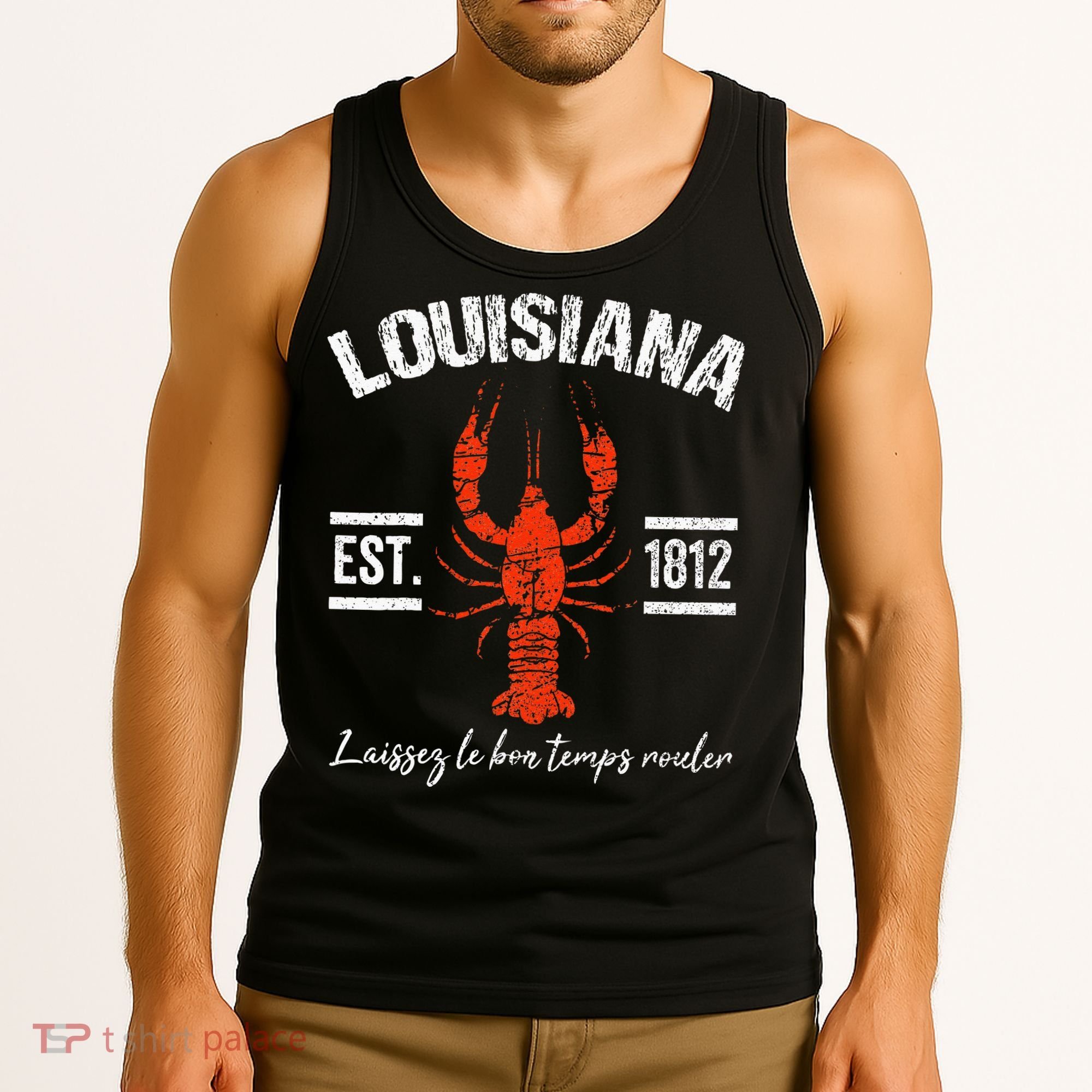 Mardi Gras Louisiana Crawfish Tee New Orleans Men Women Gift Tank Top