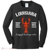 Mardi Gras Louisiana Crawfish Tee New Orleans Men Women Gift Kids Long Sleeve Shirt thumb 0