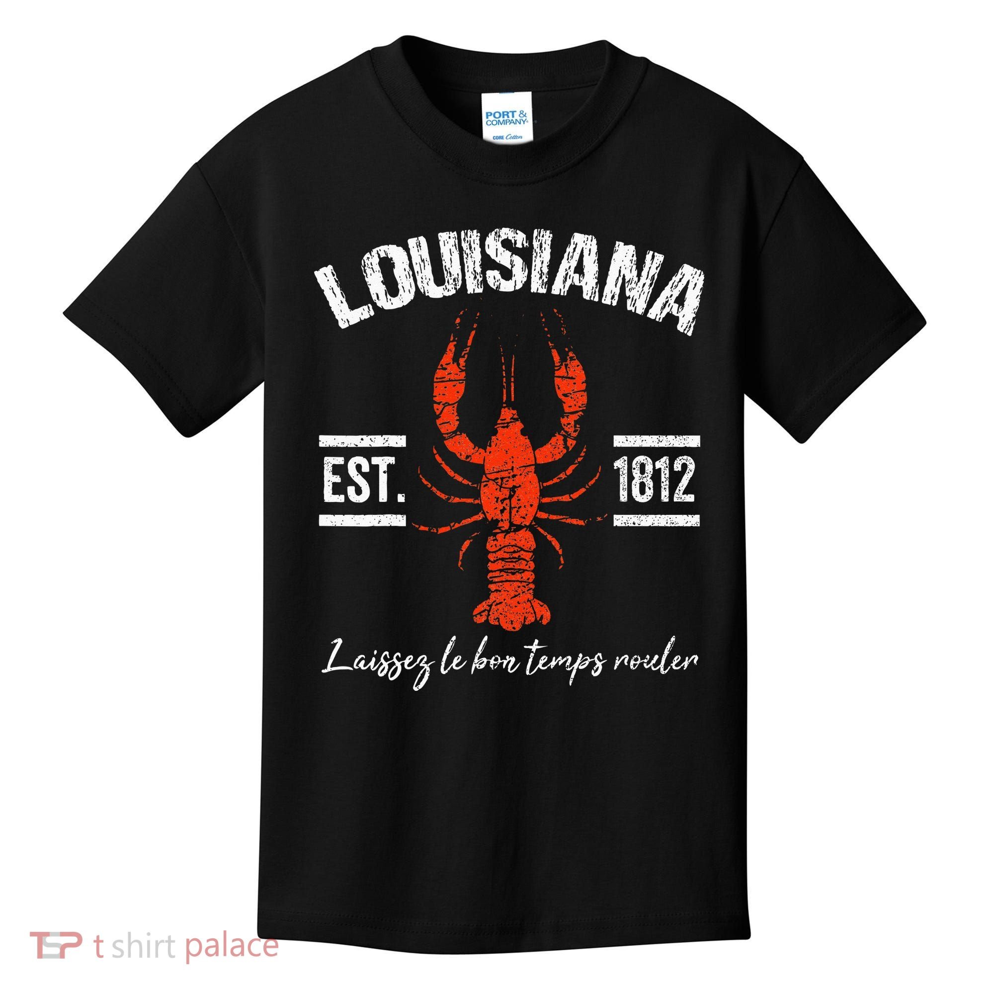 Mardi Gras Louisiana Crawfish Tee New Orleans Men Women Gift Kids T-Shirt