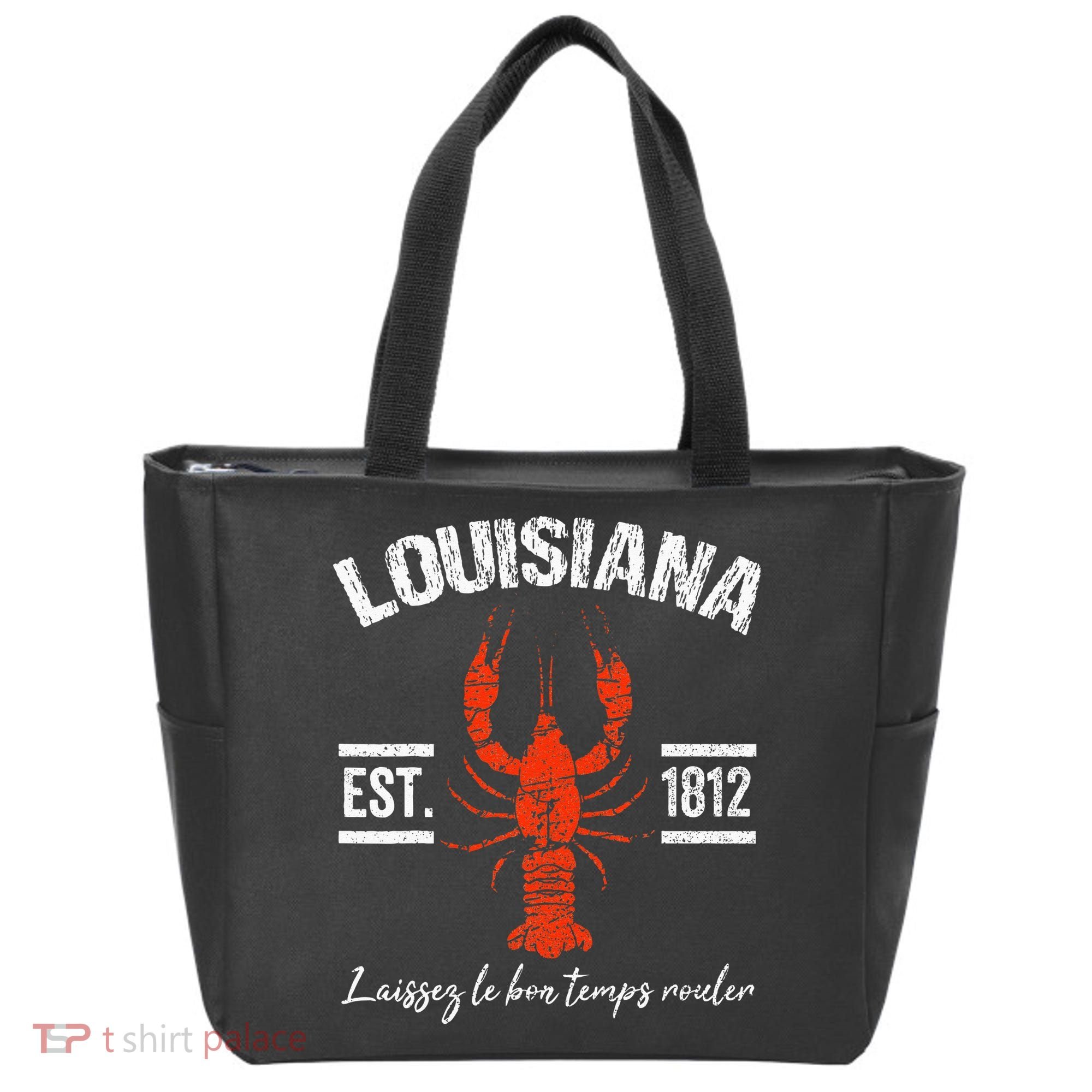 Mardi Gras Louisiana Crawfish Tee New Orleans Men Women Gift Tote Bag