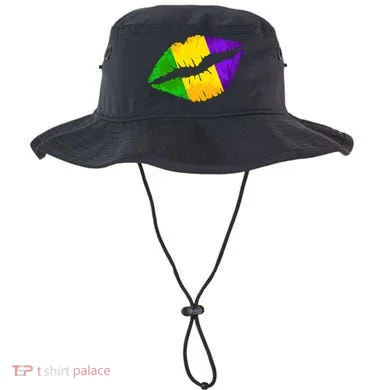 Mardi Gras Lips Design Bucket Hat