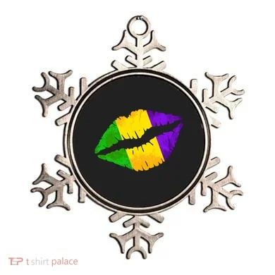 Mardi Gras Lips Design Ornament