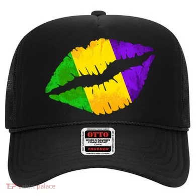 Mardi Gras Lips Design Hat