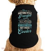 Motorcycle Grandpa Like A Normal Grandpa But Much Cooler Gift Doggie Tank thumb 0